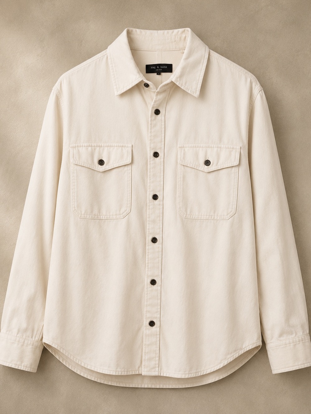 rag & bone Ivory Jacket with Black Label
